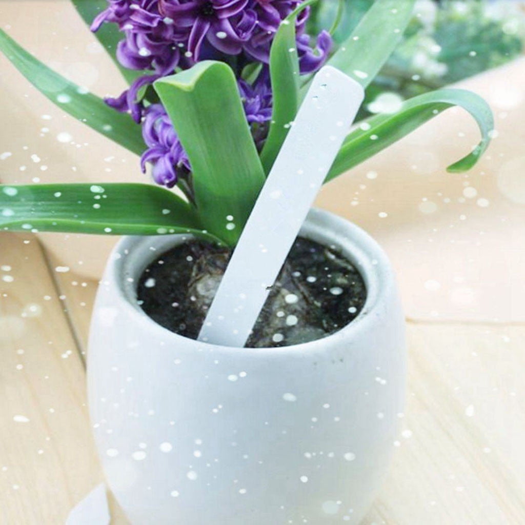 100 Pcs Plastic Plant Labels - 4" Garden Markers for Seedlings, Herb Pots & Outdoor Plants, Reusable Waterproof Plant... - Image 4