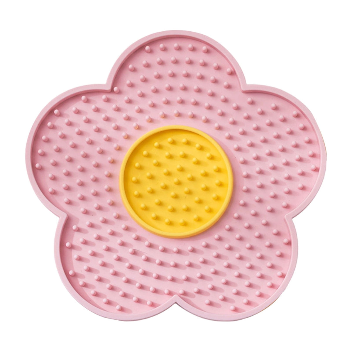 Mat Mat For Cats Flower Shaped Slow Feeder Mat For Dogs Small Medium Large Pet Puppy Bowl