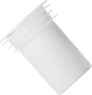 KALLORY Floor Drain Cover Filter Trap Hair Catcher for Bathroom Shower Drainage Fast Drainage Easy to Clean White Prevents Clogs and Secures Valuables