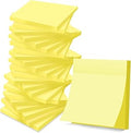 (24 Pack) Sticky Notes 3x3 in Yellow, Clean Removal, Recyclable, Self-Stick Pads, Easy to Post for Home, Office, Notebook