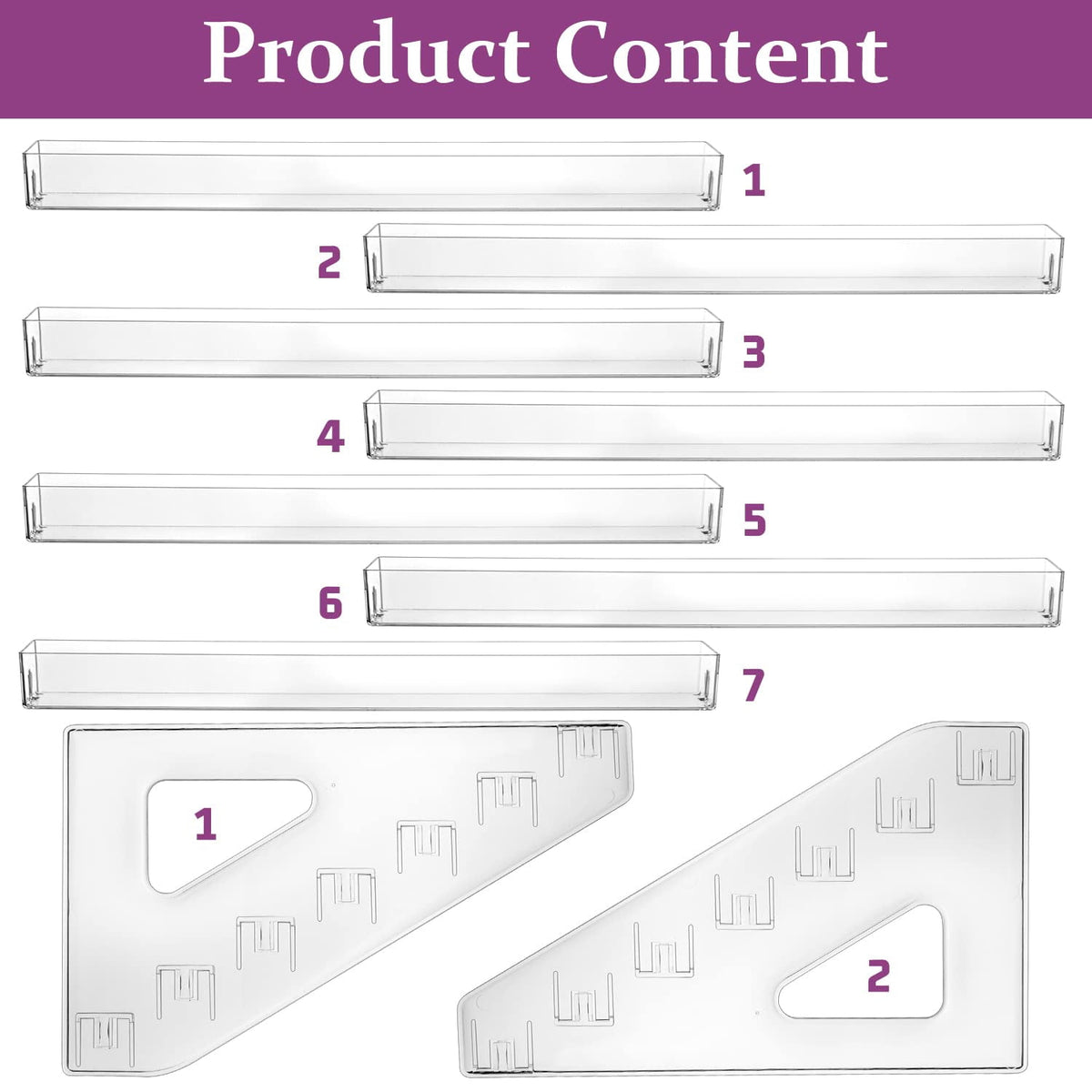 7-Tier Clear Acrylic Organizer for Nail Polish, Essential Oils & Small Bottles - Image 4