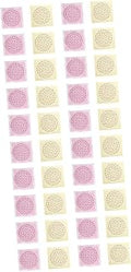 OSALADI 40Pcs Shower Drain Covers Hair Catcher Stickers for Bathrooms Bathtubs Kitchens Easy to Use Drain Hair Stopper Multi Functional Drain Supply