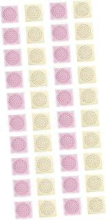 OSALADI 40Pcs Shower Drain Covers Hair Catcher Stickers for Bathrooms Bathtubs Kitchens Easy to Use Drain Hair Stopper Multi Functional Drain Supply