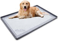 ondware Dog Pee Pad Holder Tray Fits for 40x22 in Pee Pads, Silicone Puppy Training Mat with Raised Edge Leak Protection for Indoor Puppy Potty Training at Home, Non-Slip Easy-Clean Tray