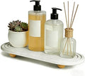 Instant Dry Sink Tray, Anti-Slip Stone Sink Caddy, Durable Kitchen Sink Organizer, Quick Dry Water Absorbing Stone Tray for Bathroom Counter, Stone Soap Tray