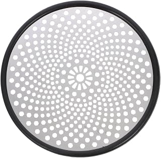 SEWACC Stainless Steel Round Drain Cover 110mm Hair Catcher Shower Drain Protector with Silicone Ring for Kitchen and Bathroom