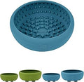 Dog Lick Bowl for Dogs, Lick Mat, Slow Feeder Lick Bowl with Strong Suction, BPA-Free Silicone, Freeze Licking Bowl for Anxiety Relief, Enrichment & Distraction, Dishwasher Safe (Blue, S)