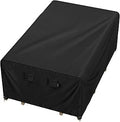 iBirdie Outdoor Patio Furniture Set Covers 110 x 56 inch fit 4 x 9 ft, 56, 54, 52 inch Wide, 110, 108, 106 inch Long Outside Dining Table and Chairs, Waterproof Weatherproof Cover, Heavy Duty 600D