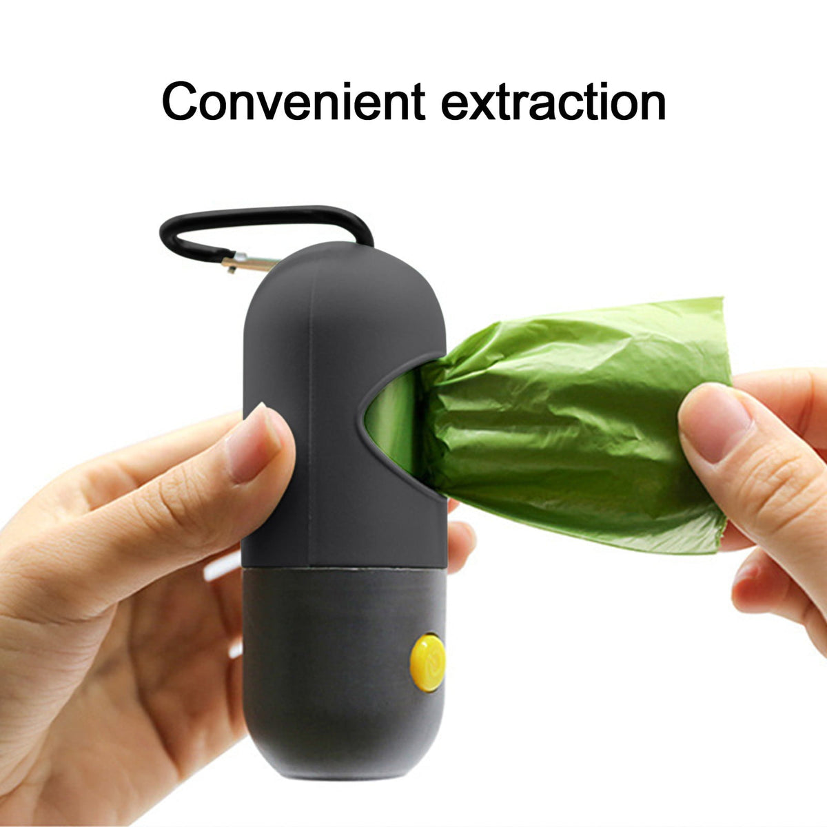 Holder with LED Flashlight Pet Waste Dispenser for Leash Doggie Potty Container - Image 4