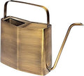 Modern Sprout Brass Finish Plant Watering Can - 3L Capacity - Long Spout Stainless Steel Vessel for Outdoor & Indoor Plants - Rust Resistant - Garden Accessory for Houseplants & Decorative Use