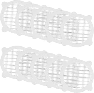 10pcs Shower Drain Hair Catcher Mesh Stickers for Floor Drain Bathtub Bathroom Kitchen Filter Screen Stopper Viscose Filter