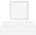 Disposable Hair Drain Catcher 30Pcs Shower Hair Drain Catcher 5X5'' Shower, Anti-Clogging Mesh Screen Filter for Bathroom, Laundry