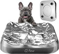 FXW IntoFlow Lick Mat, Premium Stainless Steel Dog Lick Pad, Durable Easy-Clean Textured Dog Enrichment Mat for Peanut Butter & Frozen Yogurt Treats | Patent Pending