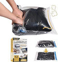 Cozy Essential Compression Bags for Travel - Travel Essentials - 12 Pack Space Saver Plastic Packaging Bags - No Vacuum Needed - Compression Packing Bags for Cruise Accessories
