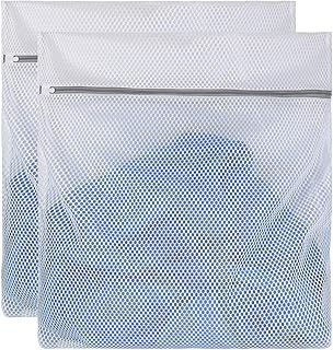 2 XX-Large Honeycomb Delicates Bags for Washing Machine, 24 x 24 Inches lingerie bags for Laundry, Travel Storage Organize Bag for Cotton Clothes,Sheet, Shoes
