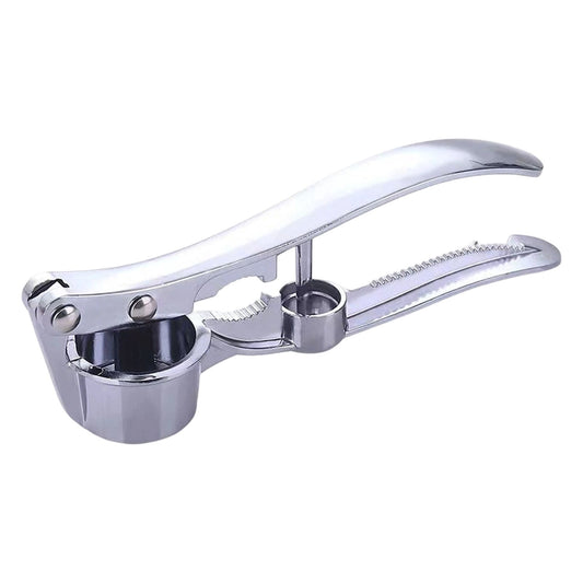 5-in-1 Stainless Steel Garlic Press, Heavy Duty Mincer and Crusher with Nut/Cherry Pitter, Ergonomic Rocking tool for...