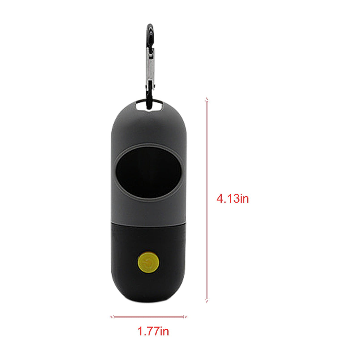 Holder with LED Flashlight Pet Waste Dispenser for Leash Doggie Potty Container - Image 3