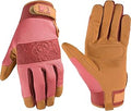 Wells Lamont Women's High Dexterity Breathable Work and Gardening Gloves, Pink, Medium (7759M-700)