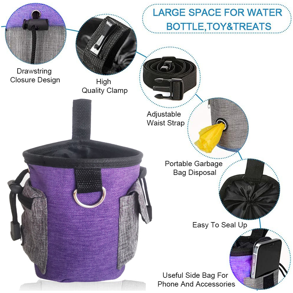 for Training, Easily Carries Kibble and Rewards Pet Bait Bag Fanny Pack - Image 3