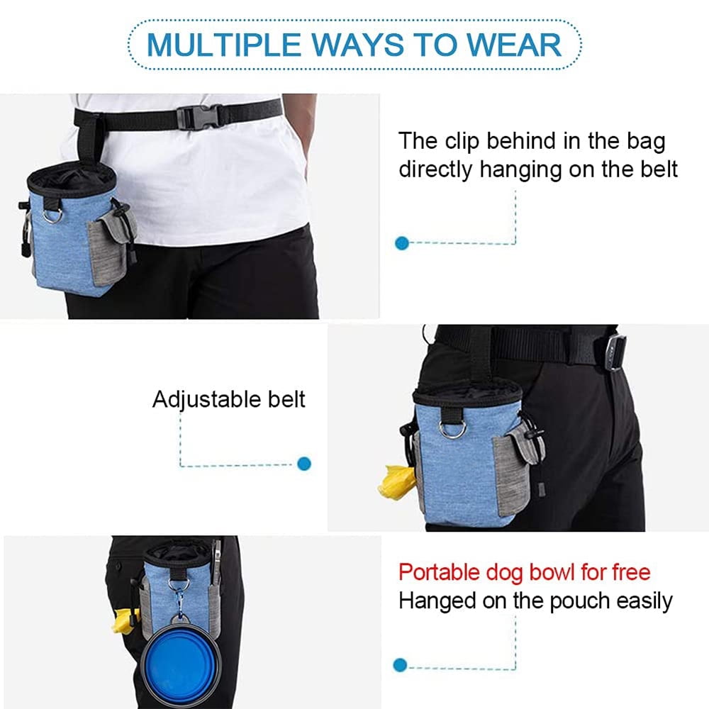 for Training, Easily Carries Kibble and Rewards Pet Bait Bag Fanny Pack - Image 4