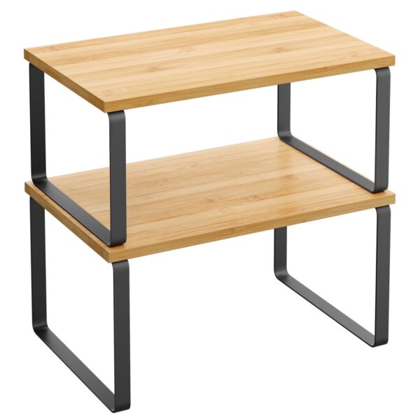 Cabinet Shelf Organizer & Spice Rack, 2 Pack