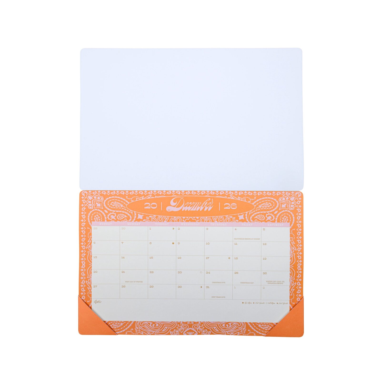 15-Month Desk Pad Calendar, 17 x 11 in