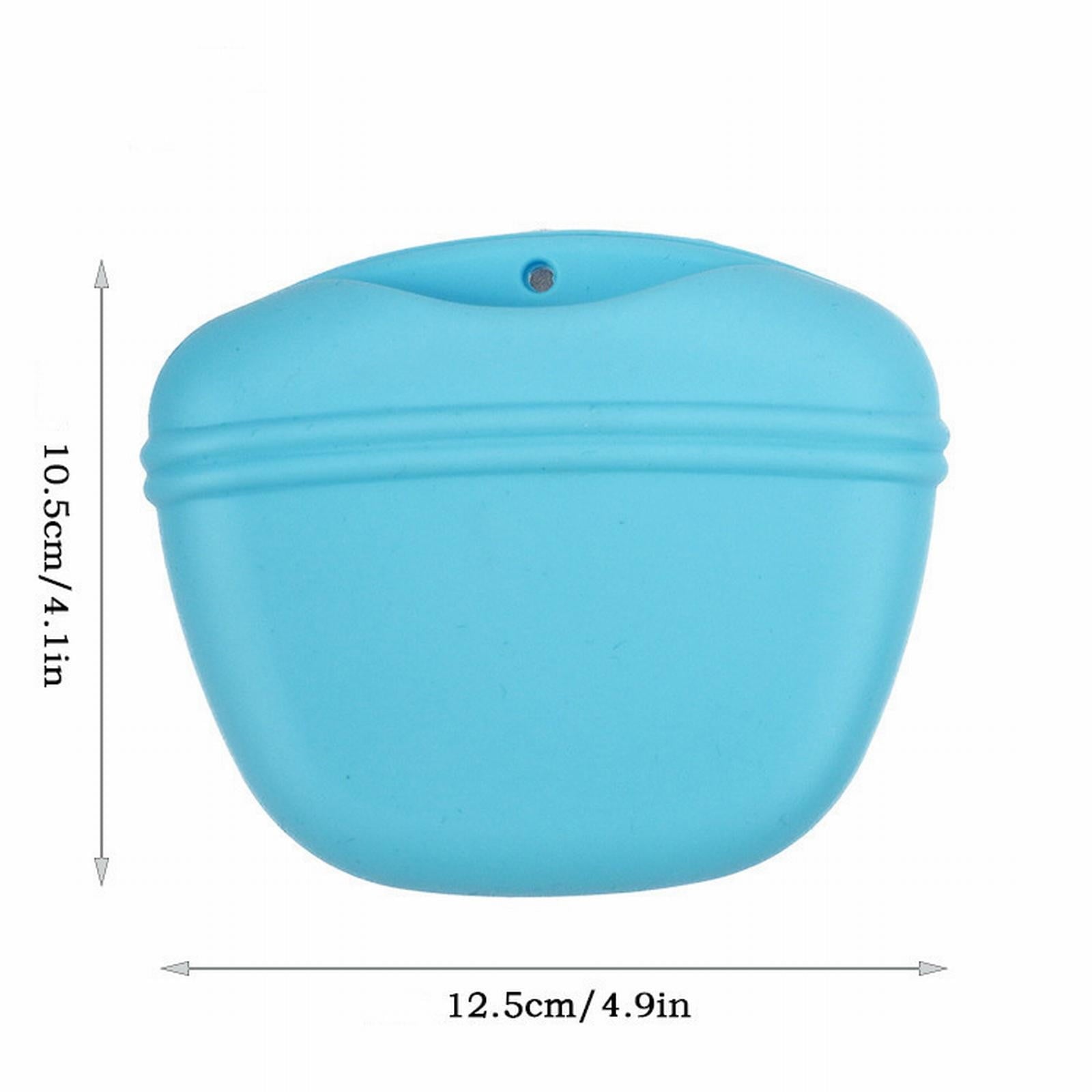 Silicone Dog Treat Pouch with Waist Clip
