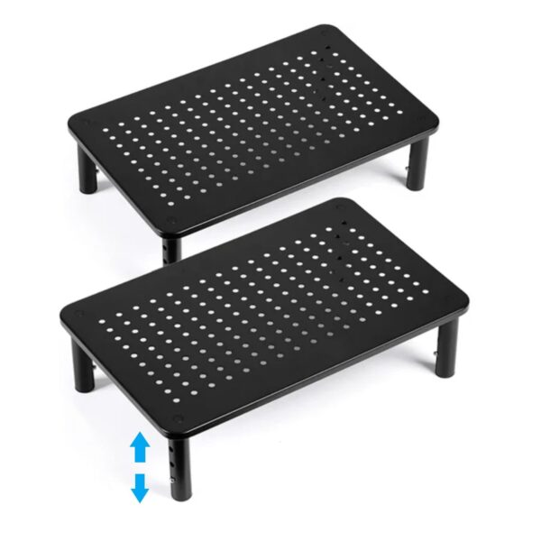 Adjustable Monitor Riser Stand, 2 Pack