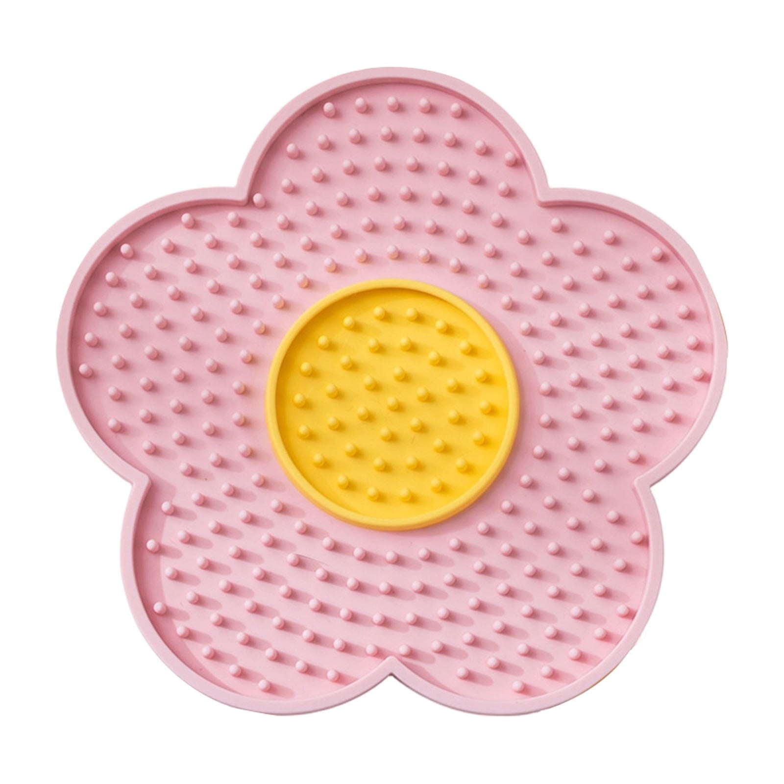 Flower Slow Feeder Lick Mat for Cats & Dogs