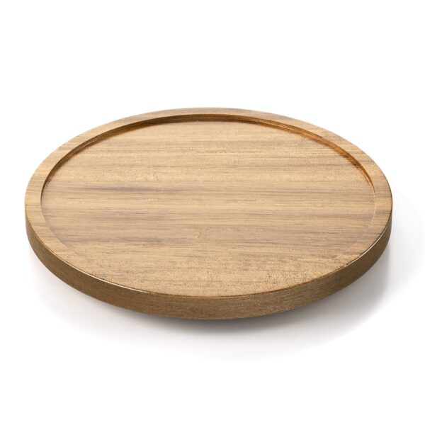 Wooden Lazy Susan Turntable, 9 in