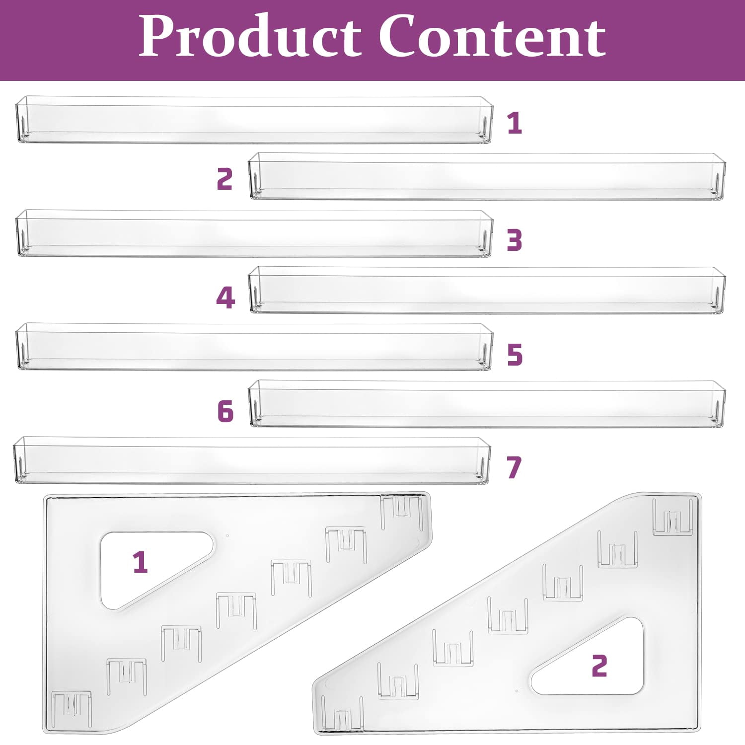7-Tier Acrylic Nail Polish Organizer